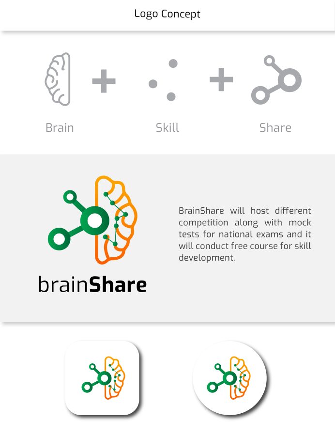 I will design simple and informative logo