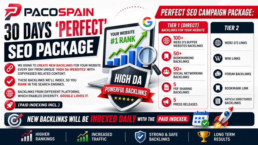 SEO Campaign For Your Website 30 days