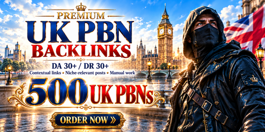 500 Powerful Homepage .UK PBN Backlink Posts DA DR 30+
