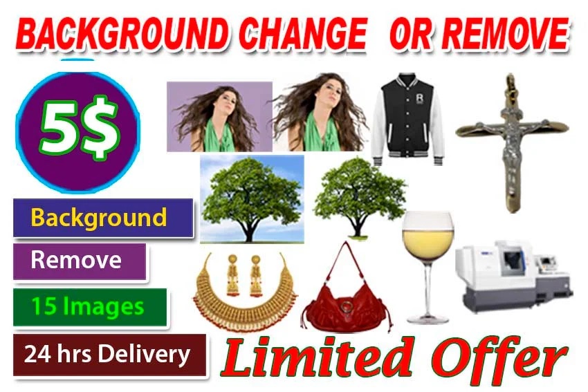 Change Background of 10 Pictures Professionally