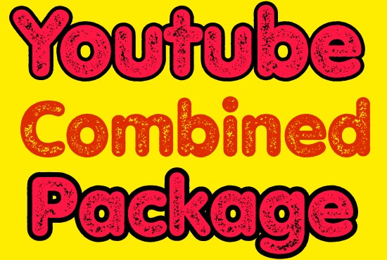 I will do best YouTube combined package promote 