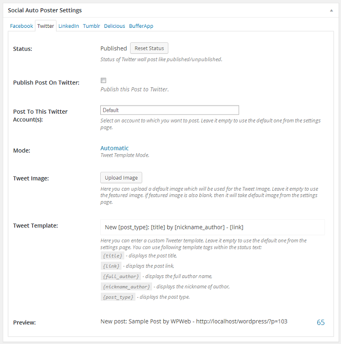 WordPress Auto Social Poster Plugin - Boost Social Posts