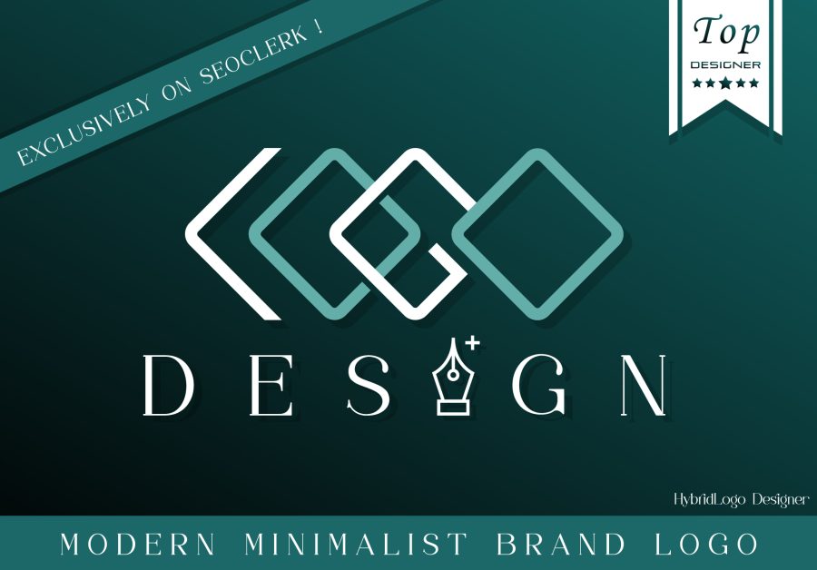 I will provide expert modern minimalist brand logo, source files free 