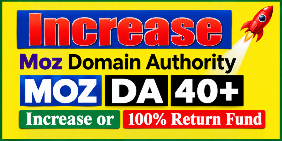 I will Increase Moz DA 40 Plus with Exclusive High Authority Backlinks.