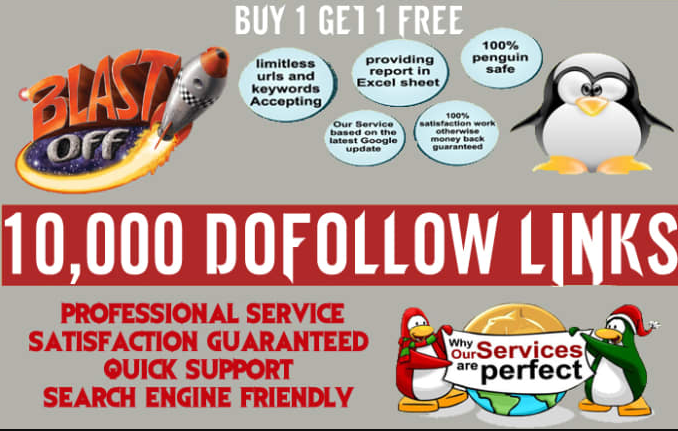 Create 10,000 dofollow seo backlinks with very fast delivery