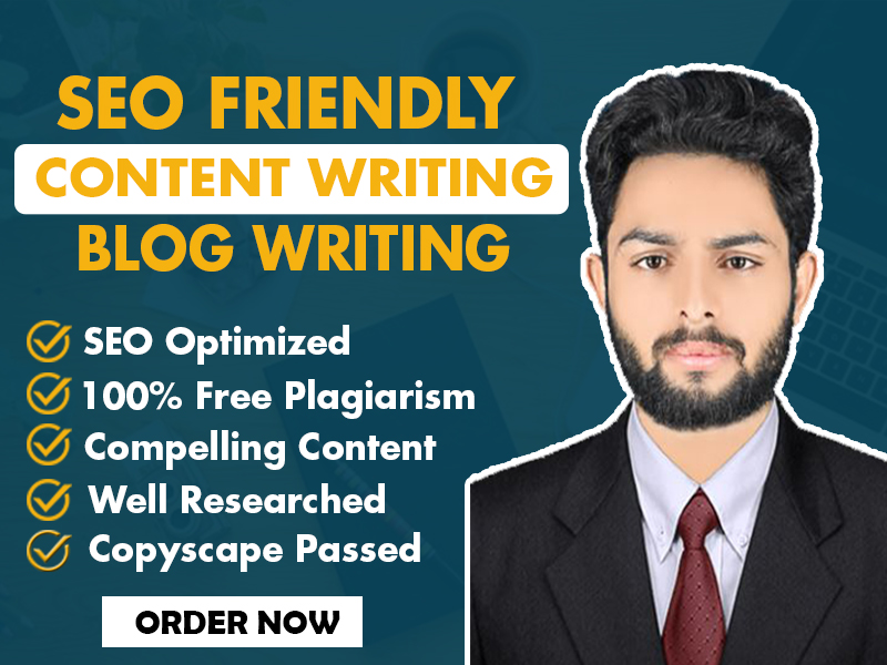 I will write 100% SEO Optimized content for Your website & Blog 