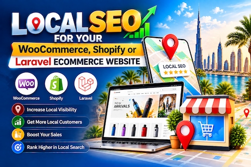 Local SEO for your WooCommerce, Shopify, or Laravel ecommerce website