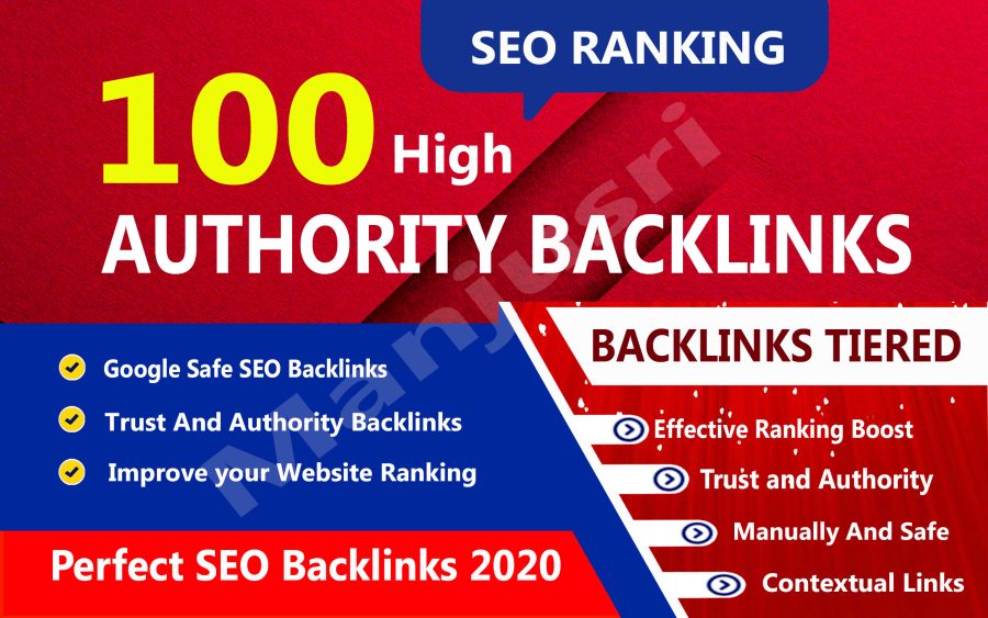 Rank your website on google, 100 high authority backlinks