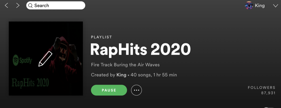 RapHits 2020 Playlist Over 11,500 Fans add song now