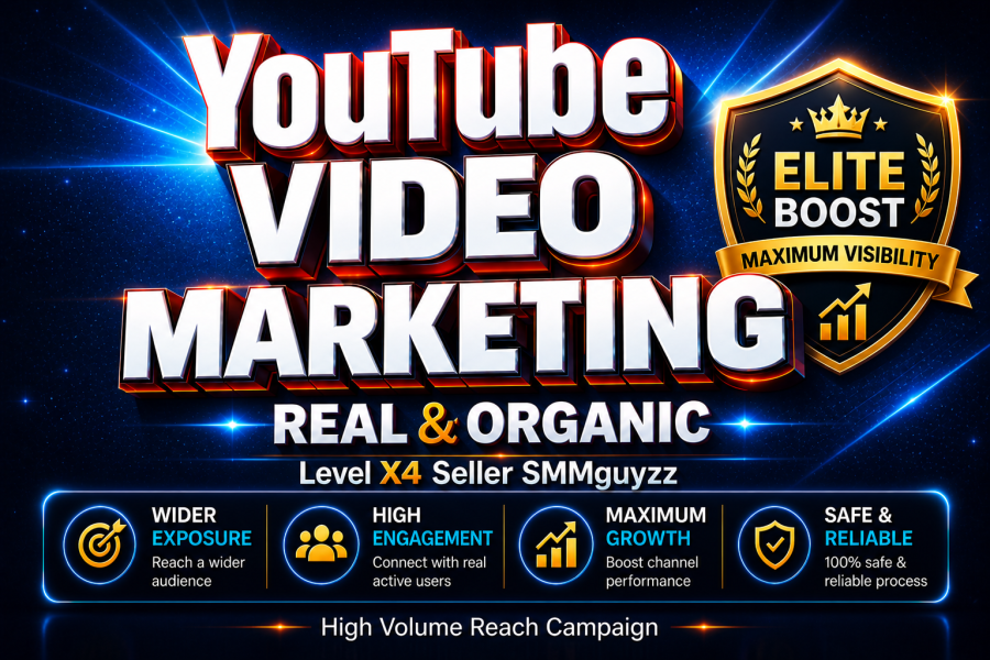 YouTube Video Elite Boost | Authentic Audience Expansion & Improved Ranking