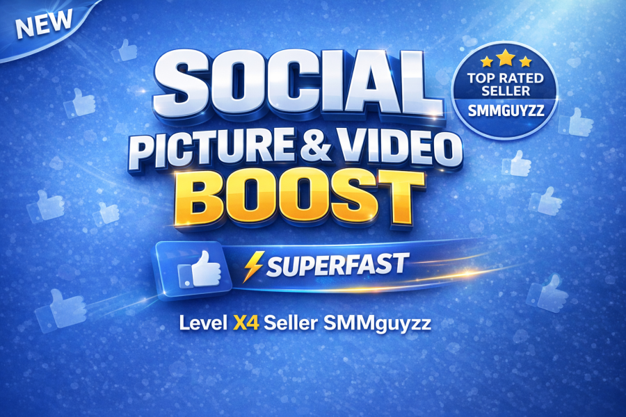 Real Social Picture OR Video Authentic Boost Package