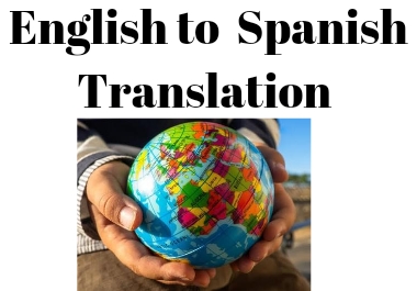 I will provide English to Spanish Translation 