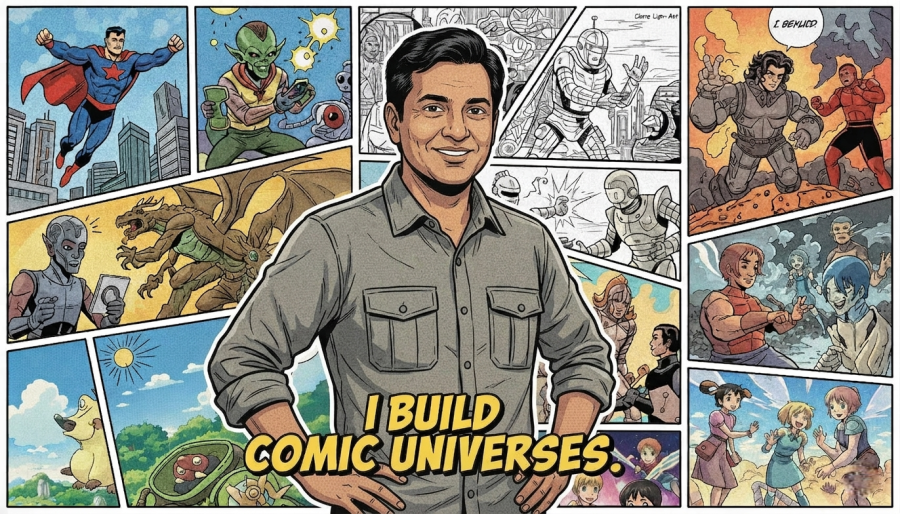 I will create ai comic book, illustrations any style