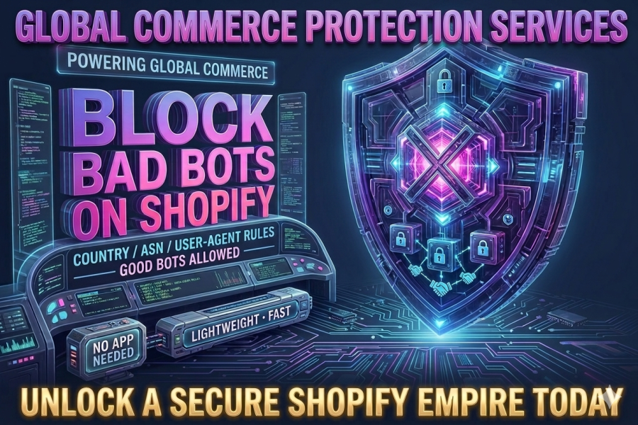 I will secure shopify store add bot protection captcha country lock