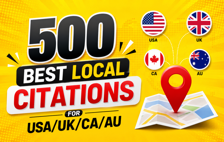 I will Do 500 Best Local Citations. You will get best work. Satisfaction Guaranteed!!!