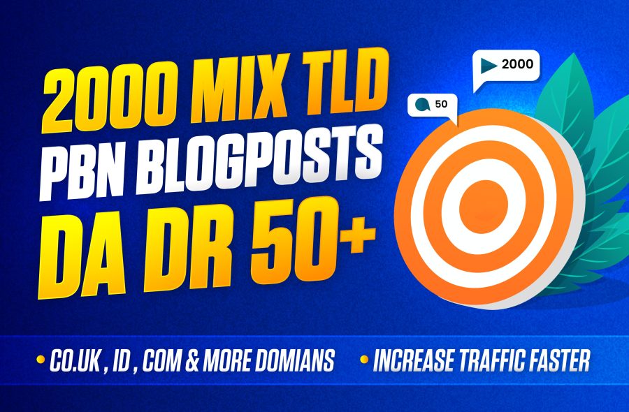Hompage 2000 MIX TLD NICHE Dofollow PBN BLOGPOSTS - DADR upto 80+ .com .co.uk .id Clean & Spam Free