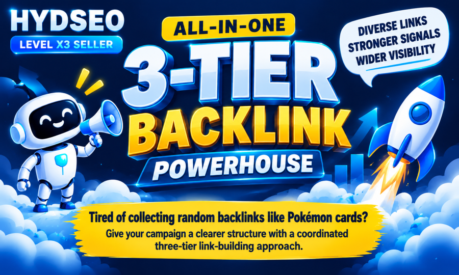 All-in-One 3-Tier Backlink Powerhouse for Stronger SEO Rankings | AI AE GE Optimization