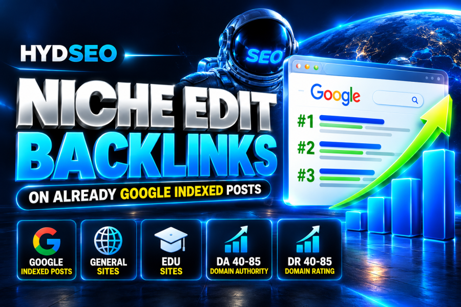 Legit 5 Niche Edit Backlinks on Google-Indexed Posts DA DR 40&ndash;85 General & EDU Sites