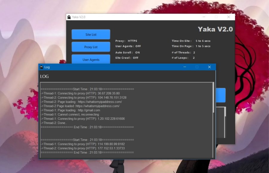 Yaka v2.0 - Traffic Bot (unlimited Web Traffic and Videos)