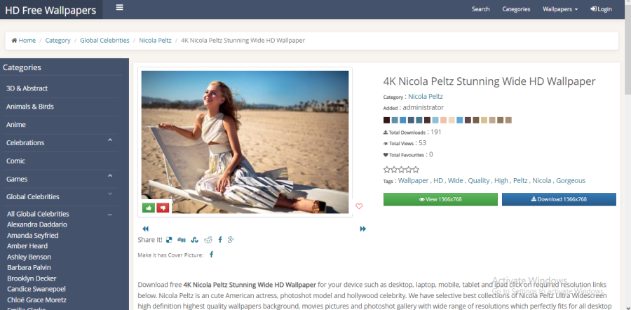 Free Unlimited earning Wallpapers, Photo gallery Website Script