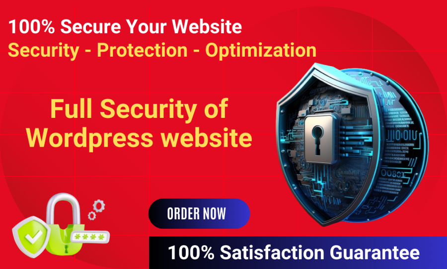 I will setup total security of wordpress website 