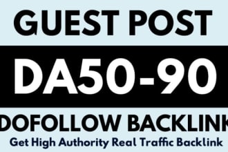 I will provide guest posting on high da