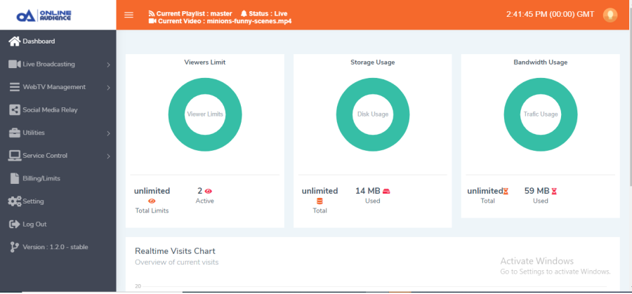 CREATE TV CHANNEL STREAM LIVE VIDEO & CREATE PLAYLISTS