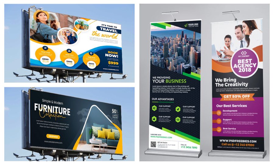 Design Any Banner, Billboard Or Roll Up