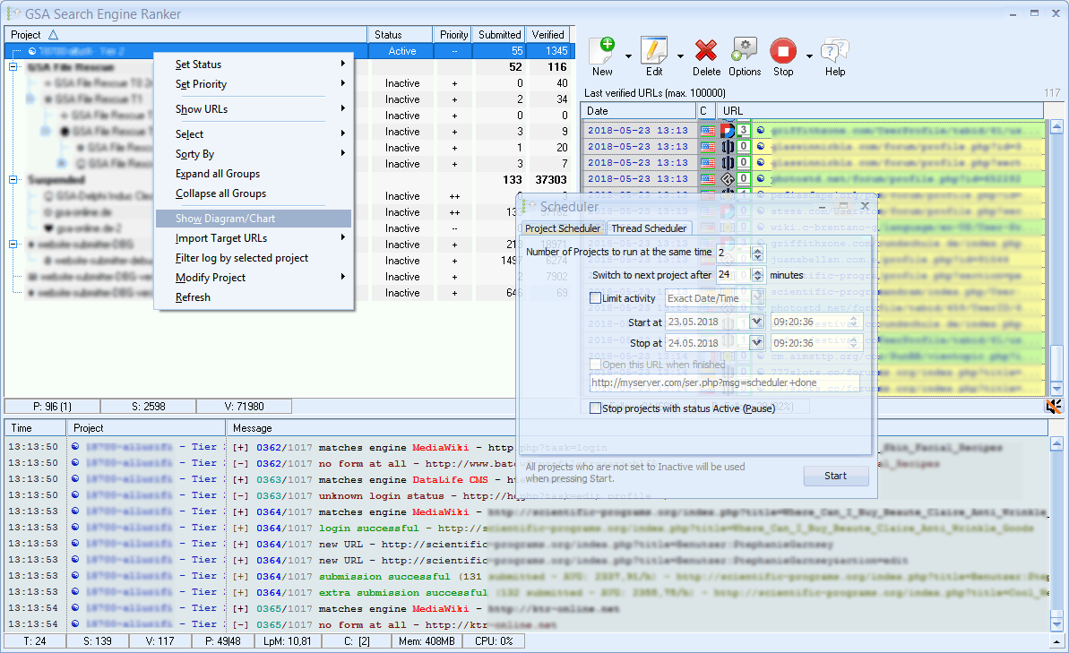 For Rent Combo Tool GSA (Search,Captcha,Proxy,Index) with VPS intalled