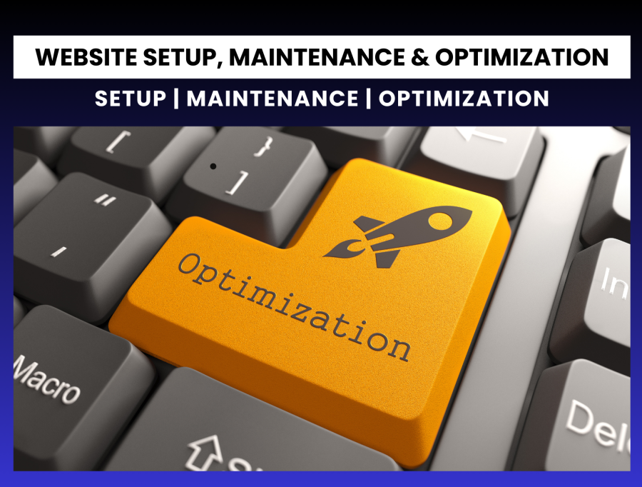 Website setup, maintenance or optimization 