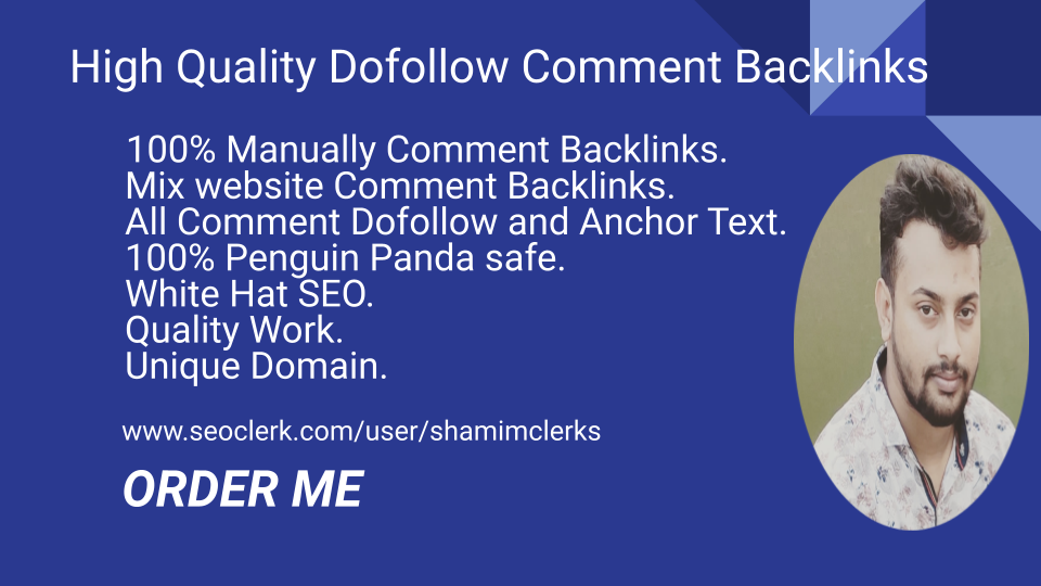 I Will High Quality 200 Do Follow Blog Comment Backlinks