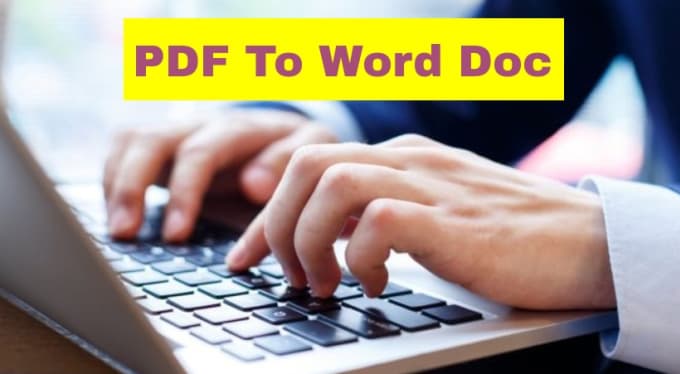 I will do fast professional typing job, retype and scanned documents