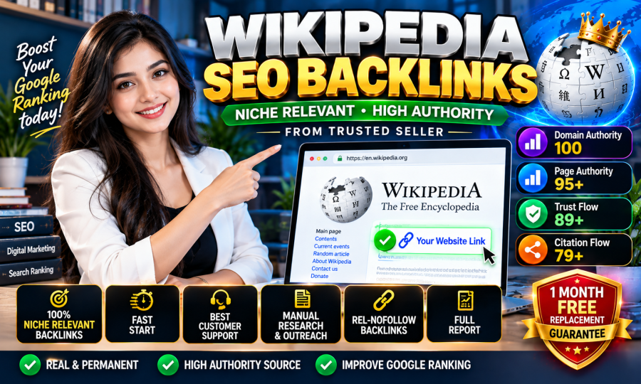 Most Powerful Niche Relevant Wikipedia SEO Backlinks from Trusted Seller