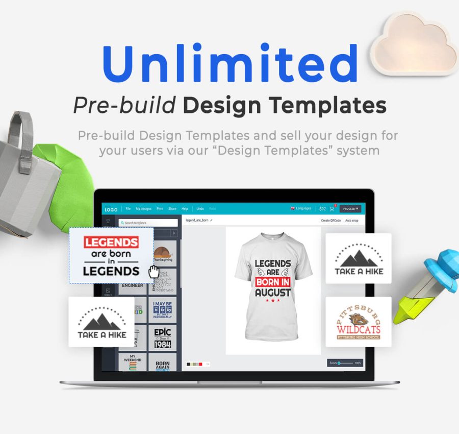 T Shirt Printing, Designing, Ecommerce Website With WordPress