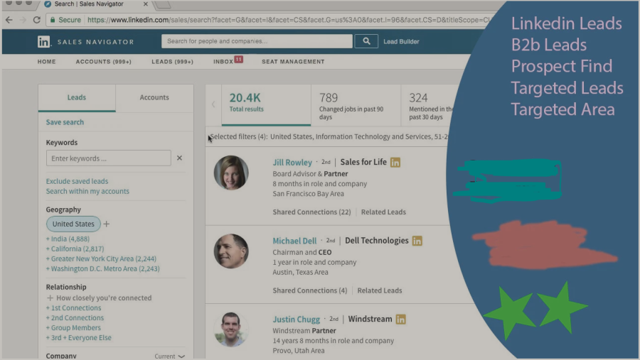 I Will Build Linkedin Lead Generation With Sales Navigator