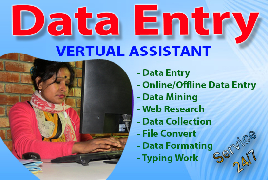 I will do any kind of data entry work of your business