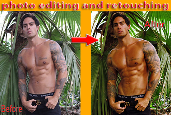 I will can do any photo editing and photo re-touch