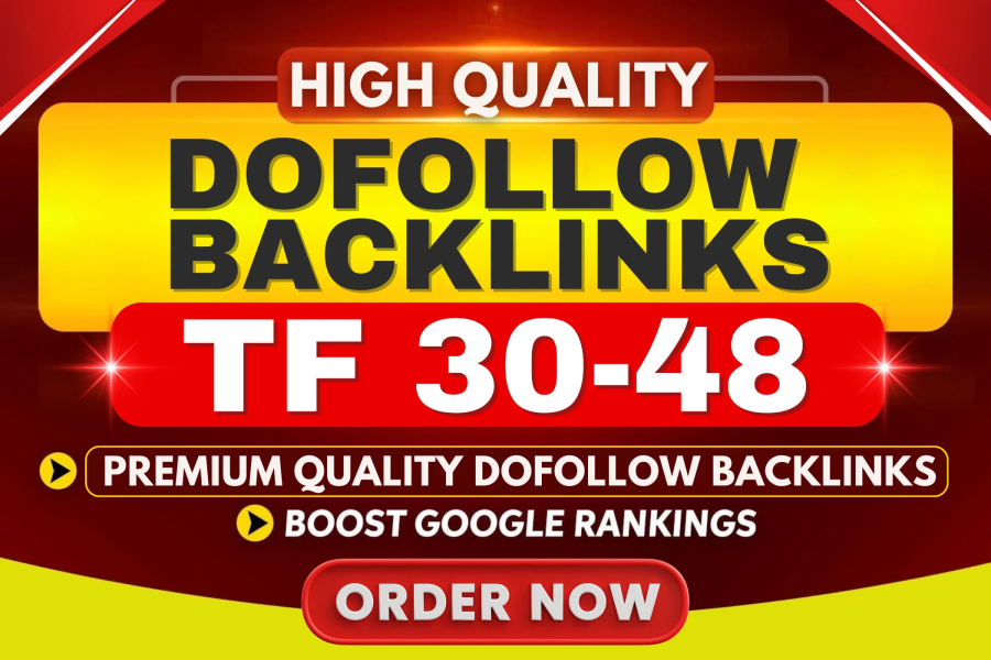 Do 50 SEO Backlinks TF 30+ Websites Booster Ranking Backlinks
