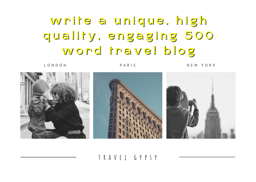 write a unique, high quality, engaging 500 word travel blog