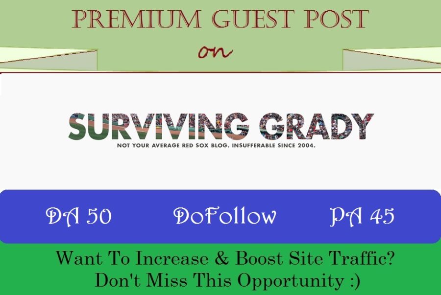 Write & Publish Sports Guest Post on SurvivingGrady.com