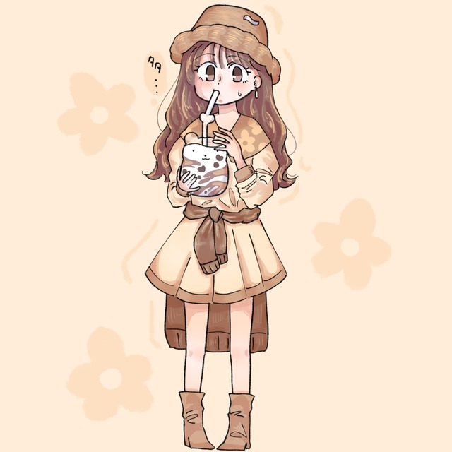 I will draw original cute anime character 