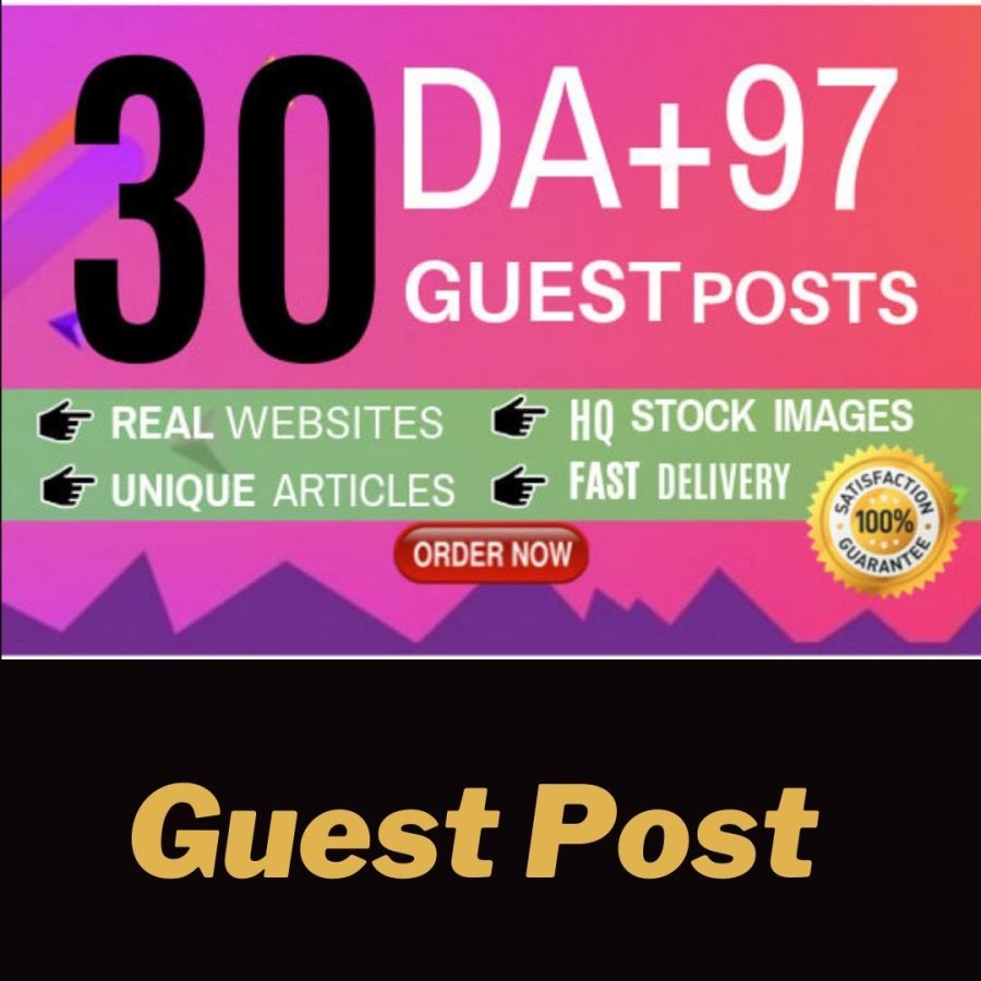I will write and publish on da 97 site dofollow backlink