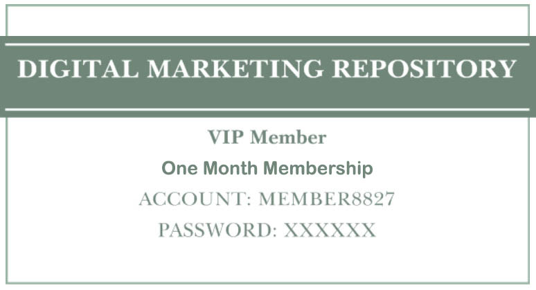 The Digital Marketing Repository - 1 Month Training - Improve Your SEO and Marketing Skills!