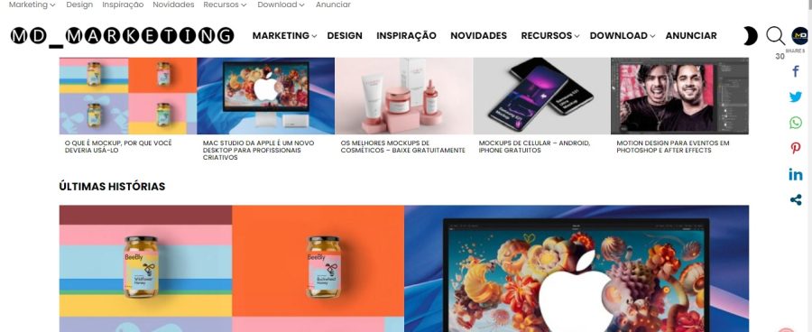 Backlink Dofollow in my Website - Marketing, Design, Photo and Tech