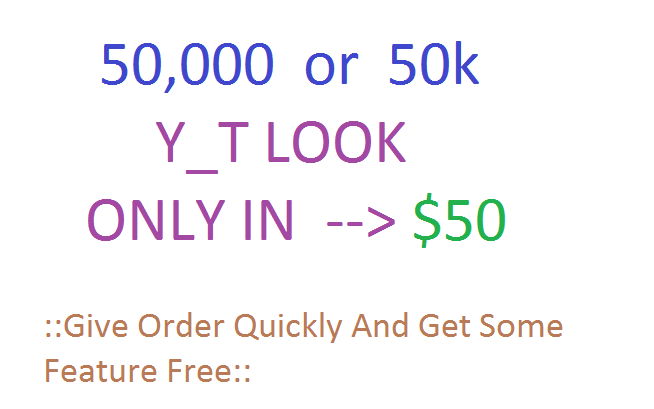 Increase Your Business With 50,000 or 50k Instants Y_T LOOKS 
