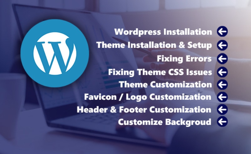 i will setup, fix, install, customize your wordpress website