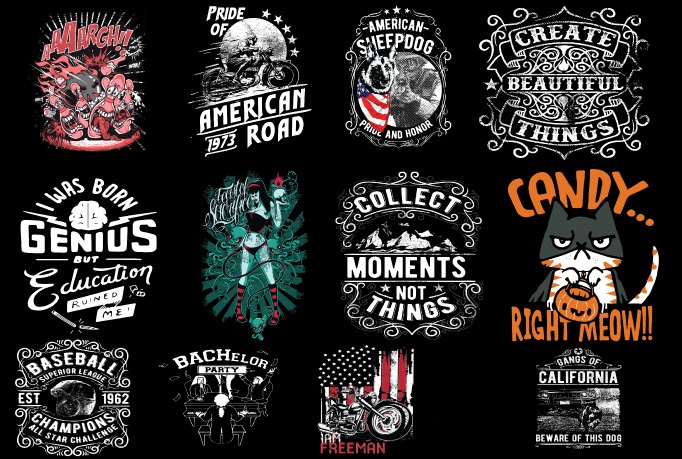 Send You 18999+Print Ready Tshirt Designs