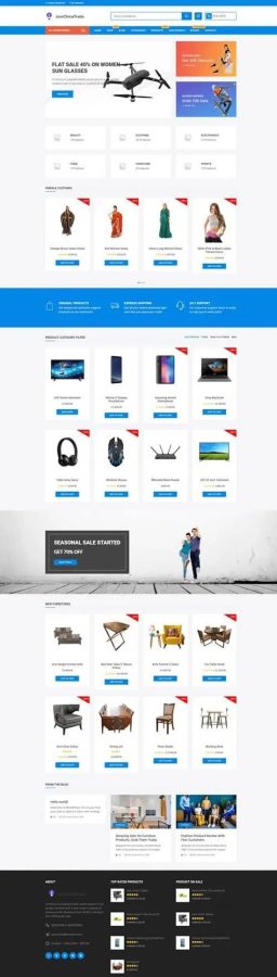 will design responsive ecommerce wordpress website with woocommerce