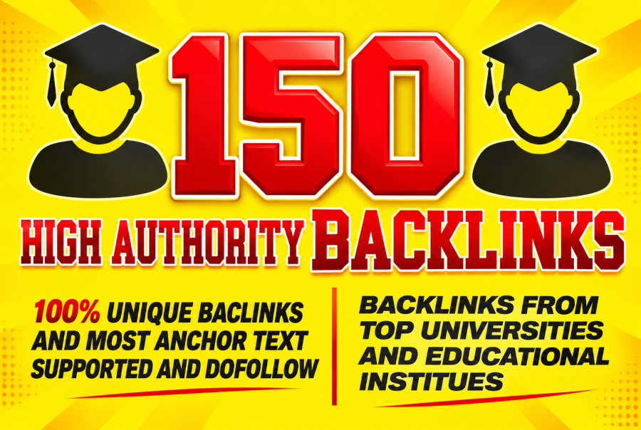 150 EDU/Gov Manually Created From Universities Domains SEO link building Backlinks