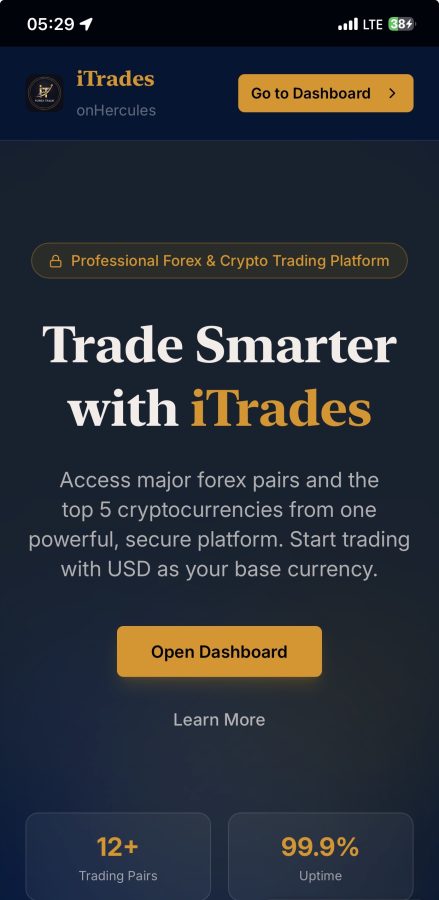 Fully Functional FX Trading App